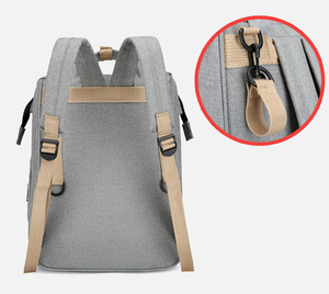 Oxford Cloth Diaper Bag <b>Large</b> Capacity Travel Mommy Bag Fashion Diaper <b>Backpack</b> Custom Logo Travel Waterproof Baby <b>Backpack</b> - Product Image 5