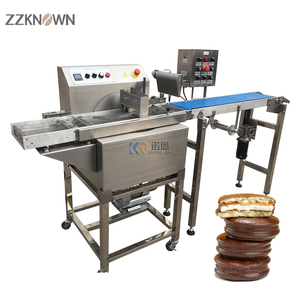 Machine d'enrobage automatique de chocolat miniature OEM pour biscuits, pâtisseries, bonbons, machine de couverture, de revêtement et de fusion - Product Image 2