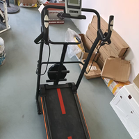 Tapis roulant manuel non motorisé pliable et compact pour la maison, équipement de fitness multifonctionnel d'intérieur