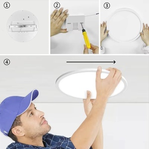 Panel de <span class=keywords><strong>techo</strong></span> LED impermeable niebla <span class=keywords><strong>techo</strong></span> redondo <span class=keywords><strong>baño</strong></span> sala de estar dormitorio hogar <span class=keywords><strong>iluminación</strong></span> ahorro de energía led luz de <span class=keywords><strong>techo</strong></span> - Product Image 4
