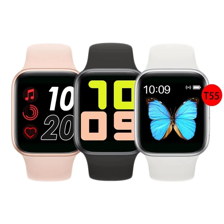New serie 6 BT blood oxygen Sport health relojes inteligentes 5 T55 for iphone smart watch 2021 digital watches