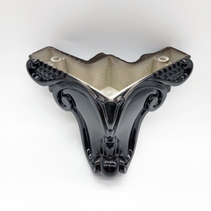 Patas doradas para muebles de mesa, patas de Metal para sofá, soporte de <span class=keywords><strong>TV</strong></span>, mesa lateral de dormitorio, patas de armario, Metal de alta calidad, negro, blanco, OEM, caja de acero - Product Image 4