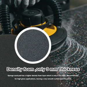 라운드 샌드 스폰지 60 그릿 중형 고급 샌딩 스폰지 자동차 용 <span class=keywords><strong>3</strong></span> 인치 샌딩 블록 - Product Image 5