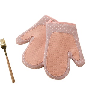 ถุงมือกันความร้อนสำหรับเตาอบแบบหนาพิเศษ ลายพิมพ์ทันสมัย ทนความร้อนสูง ป้องกันการลวก สำหรับเตาอบไมโครเวฟ - Product Image 6