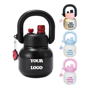 IDEA REGALO Venta al por mayor Botellas de agua de acero inoxidable 316 de gran capacidad para niños Botellas de agua aisladas portátiles con logotipo personalizado - Product Image 1