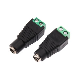 מתאם מתח אבטחה דו-ליבתי 10A מדורג 12V 5.5*2.1mm <span class=keywords><strong>DC</strong></span> מחבר זכר יציבות גבוהה IP55 1P*1 רתמת חיווט נקבה נחושת - Product Image 1
