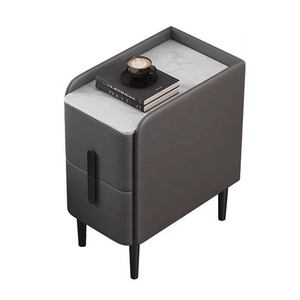 <strong>Bedside</strong> Cabinet <strong>30Cm</strong> Wide Ultra-Narrow Storage Locker Modern Minimalist Small Apartment Rock Plate Night <strong>Table</strong> - Product Image 6