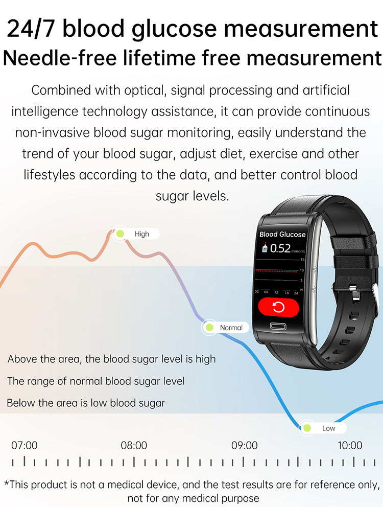 Health smart watch digital blood pressure display smart watch band heart rate monitor watch