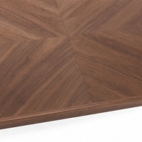 Table de repas compacte chic en bois massif, minimaliste, de haute qualité, avec plateau lisse et plat, petit meuble de repas avec rangement
