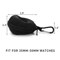 Étui de protection compact et exquis en EVA rigide, pochette de rangement légère avec fermeture éclair pour écouteurs et montre connectée