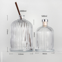Diffuseur d'huiles essentielles pour la maison, style nordique moderne, grande capacité, 500 ml et 1000 ml, emballage en verre