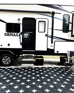 Reversible Waterproof Durable RV <strong>Mat</strong> Plus Pattern Patio Rug - Product Image 3