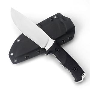มีดสแตนเลสอเนกประสงค์แบบกำหนดเองได้ (DIY) พร้อมปลอก Kydex ด้ามจับ G10 แบบพกพาพร้อมคลิปหนีบเข็มขัด รับประกัน 1 ปี สำหรับการตั้งแคมป์ - Product Image 6