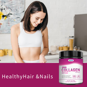 Suppléments de poudre de collagène hydrolysé à la vitamine C de marque privée pour la peau, les cheveux et les ongles Types 1 3 pour tous à l'exclusion des femmes enceintes - Product Image 1