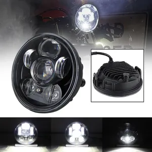 5 3/4 "LED-Scheinwerfer 5,75 Zoll runder LED-Scheinwerfer mit Standlicht für Honda VT1300 2010-2022 Fury, Sabre, Interstate