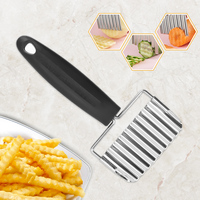 Coupe-légumes en acier inoxydable, trancheuse manuelle, coupe-pommes de terre, coupe-frites, couteau à pommes de terre créatif pour gadget de cuisine