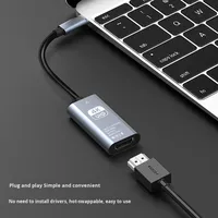 Type-C pour adaptateur vidéo téléphone portable ordinateur même écran 4K30/60Hz haute définition tresse écran blindé câble de Projection PVC