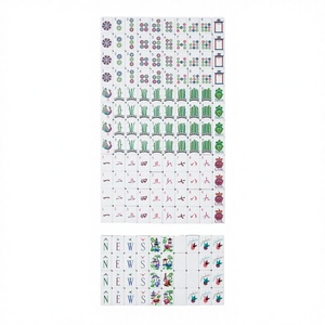 Ensembles de Mahjong Américain en Acrylique Gravé Multi-couches OEM en Gros, 3 couches, 4 couches, avec Logo Imprimé, Ensemble de Mahjong en Cristal 32mm 34mm Personnalisé - Product Image 4