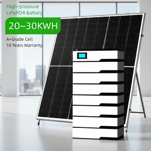 แบตเตอรี่ระบบโซลาร์ออลอินวันแบบเรียงซ้อนได้ แรงดันสูง 153.6V 20-30KW พร้อมระบบจัดการแบตเตอรี่ (BMS) - Product Image 1