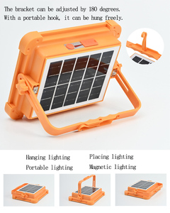Reflector <span class=keywords><strong>LED</strong></span> Recargable por USB, Luz Blanca Cálida/Diurna, con Batería de Litio y Energía <span class=keywords><strong>Solar</strong></span>, IP65, Linterna de Camping, Luz de Emergencia para Exteriores - Product Image 3