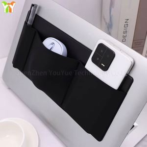 Sac pour ordinateur portable moderne en tissu élastique à 3 poches, sac pour souris, tablette, grande capacité, pochette pour téléphone portable, organisateur d'alimentation pour ordinateur portable, Portable - Product Image 4