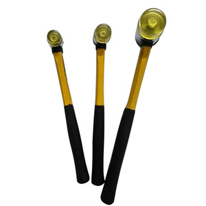 Marteau de mastication en caoutchouc à double tête avec manche en fibre – Offre Spéciale - Product Image 3