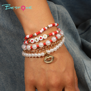 New Hot Selling High Quality Valentine's Day Gift Couple Beaded <b>Bracelet</b> <b>Morse</b> <b>Code</b> Seed Bead <b>Bracelet</b> Ready to Ship - Product Image 5