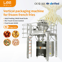 Machine d'emballage de frites surgelées Snack aliments Pesage Remplissage Machine de scellage Machine d'emballage de crevettes et de fruits de mer