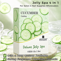 Traitement Rafraîchissant pour les Pieds à la Gelée de Concombre – Masque et Lotion Minérale pour Bain de Pieds – Kit de Pédicure Professionnel de Qualité Salon avec Service Personnalisé