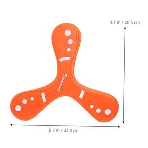 Boomerang souple pour enfants et adultes, disque volant à trois ailettes, jeux interactifs de plein air, jouets sportifs d'extérieur - Product Image 2