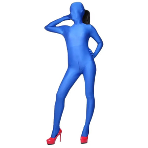 <span class=keywords><strong>Combinaison</strong></span> moulante pour femme avec fermeture éclair invisible et entrejambe ouvert, idéale pour le cosplay, les costumes de scène, le Zentai, le remodelage corporel et les tenues sexy intégrales - Product Image 5