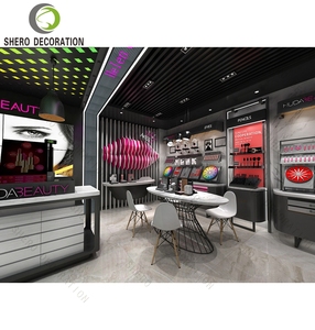 Tienda de alta calidad Diseño de muebles Estilo tradicional Escaparate de tienda de cosméticos Gabinete de tienda de cosméticos moderno para decoración de tienda - Product Image 3