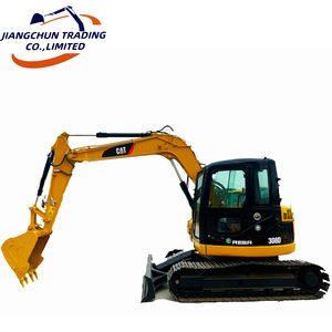 Potente miniexcavadora CAT 308D usada con motor Caterpillar original y pocas horas de funcionamiento, lista para su obra. - Product Image 1