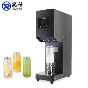 Automatic Beverage Beer Can Sealing Machine Soda Easy Open Ends Seamer Soft Drink Peel Off End Lid Sealer