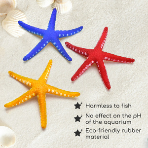Nobiltà 3 pezzi decorazione acquario artificiali stelle marine ornamenti per acquario premio acquario acquario stelle marine decorazione - Product Image 2