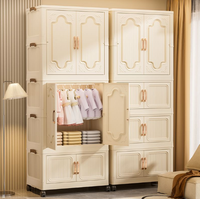 Armoire de rangement pour vêtements de bébé, moderne, durable, pliable, grande capacité, pour chambre à coucher et hôtel