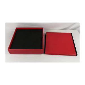 أحمر باو طراز حديث كندي متقدم وسميك مع إسفنجة أثاث غرفة المعيشة كرسي تخزين قابل للطي عثماني قابل للطي - Product Image 3