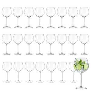 Bicchieri a palloncino in plastica trasparente riutilizzabili da 580 cc per bevande e cocktail - Product Image 1
