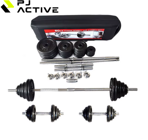Best Selling 30kg Chrome Dumbbell Set Adjustable Weight, Anti-slip