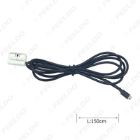 Câble adaptateur autoradio MP3 AUX-IN pour BMW E39 E53 X5 E60 E61 12 broches Port AUX câble de faisceau de câbles