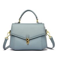 Sac bandoulière de luxe en cuir de vachette véritable pour femme 2025 – Design Niche Tendance avec Contraste de Couleurs et Motif Coquille de Nacre