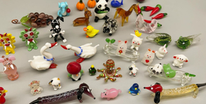 ของตกแต่งโต๊ะทำงาน งานฝีมือ DIY ของตกแต่งขนาดเล็ก รูปสัตว์แก้ว ของประดับตกแต่งรูปกบ <span class=keywords><strong>เต่า</strong></span> ดอกไม้ นก เปลือกหอย - Product Image 4