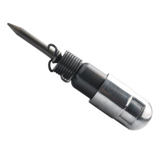 Juego de martillo perforador neumático de 150 mm con mango redondo, 4 cinceles y manguera para trabajos en metal y demolición - Product Image 5
