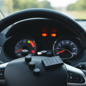 Sensor de Presión de Neumáticos Externo USB TPMS 3V 4.0, Monitor de Neumáticos para Vehículos - Product Image 2