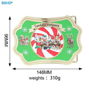 Vente <span class=keywords><strong>en</strong></span> gros d'accessoires de déguisement de Noël avec logo personnalisé français 148*106mm Boucles de ceinture <span class=keywords><strong>en</strong></span> métal <span class=keywords><strong>en</strong></span> alliage de zinc pour <span class=keywords><strong>le</strong></span> <span class=keywords><strong>père</strong></span> Noël - Product Image 4
