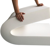 Mousse haute résilience personnalisée pour meubles d'extérieur - Matelas de canapé, coussins de lit avec caractéristiques de épaisseur et de densité personnalisables