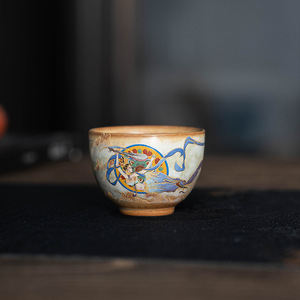 Tasse à thé Dunhuang <span class=keywords><strong>Kweichow</strong></span> Moutai, tasse individuelle rétro, tasse de maître, pour la consommation de thé, usage domestique, petit bol à thé Kung Fu - Product Image 2
