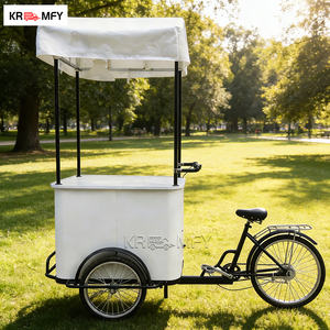 Tricycle à moteur pour restauration rapide à vendre, vélo portable avec congélateur, chariot de vente de glaces - Product Image 1