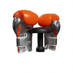 Professional Boxing Gloves <b>Red</b> Black PU <b>Material</b> Customizable Universal Fit for Adults & Kids Men Women - Product Image 4