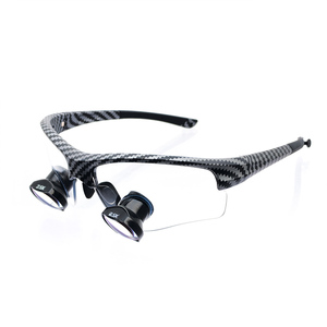 Lupas Dentales Burite Nuevas TTL 2.5X 3.0X 3.5x con LED, Lentes Cuadradas Binoculares Quirúrgicas Médicas con Marco de Fibra de Carbono - Product Image 1